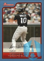 2006 Bowman Blue #186 Vernon Wells 486/500 BLUE JAYS